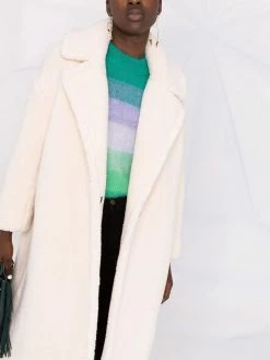 Maje oversized teddy coat