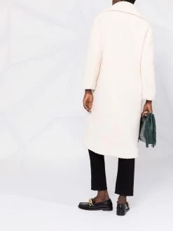 Maje oversized teddy coat