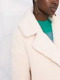 Maje oversized teddy coat