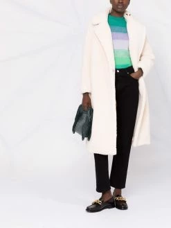Maje oversized teddy coat