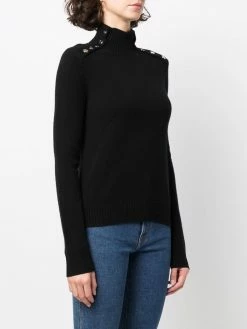 Maje embellished cashmere jumper