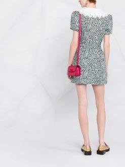 Maje Floral print belted minidress playsuits of women 11 Maje floral-print belted minidress