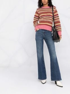 Maje flared denim jeans