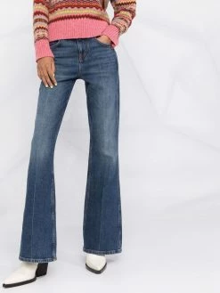 Maje Flared denim jeans flares & bell bottom jeans of women 12 Maje flared denim jeans