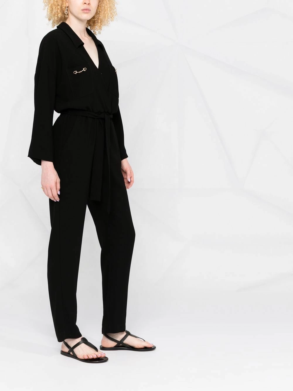 Maje Patyna slim fit jumpsuit full length of women 6 Maje Patyna slim-fit jumpsuit