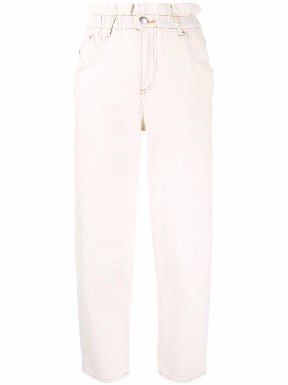 Maje Wide leg elasticated waist jeans wide-leg jeans of women 3 Maje wide-leg elasticated-waist jeans