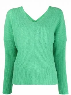 Maje V-neck cashmere jumper