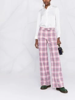 Maje silk button-up shirt