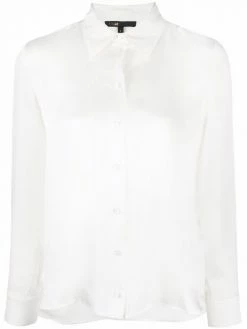 Maje silk button-up shirt
