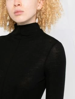 Maje crew-neck fine-knit jumper