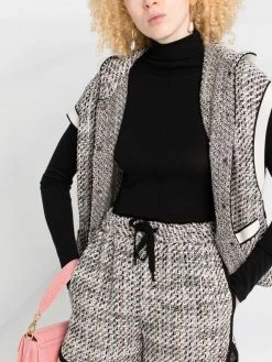 Maje crew-neck fine-knit jumper