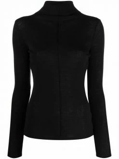 Maje crew-neck fine-knit jumper