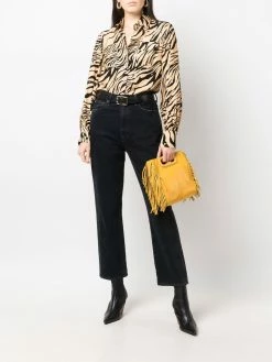 Maje fringe-embellished tote