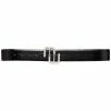Maje double-buckle leather belt