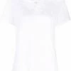 Maje embroidered collar T-shirt