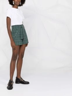 Maje embroidered collar T-shirt