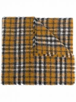 Maje plaid woolen scarf