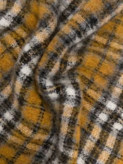 Maje plaid woolen scarf