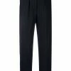 Maje pinstripe pleated crop-leg trousers