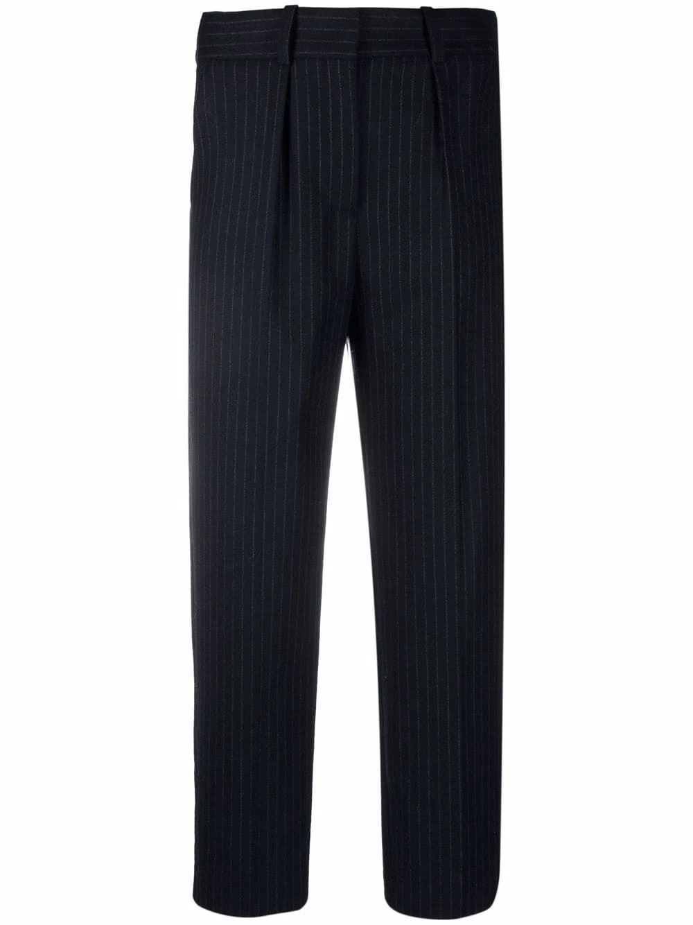 Maje Pinstripe pleated crop leg trousers cropped pants of women 3 Maje pinstripe pleated crop-leg trousers