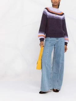 Maje Meilleur stripe-pattern jumper