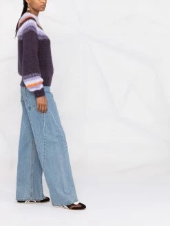 Maje Meilleur stripe-pattern jumper