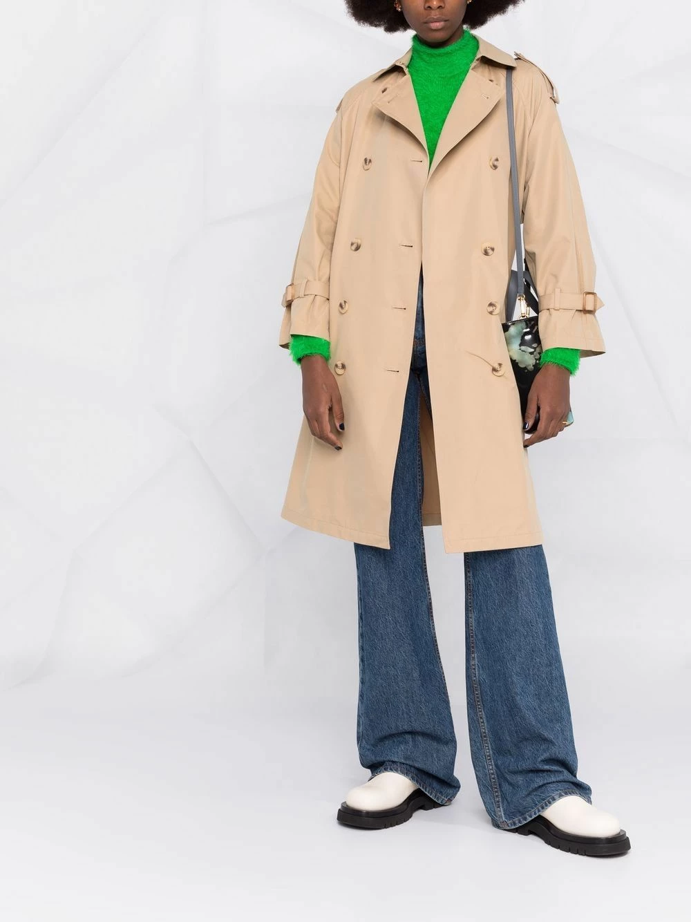 Maje Double breasted trench coat double breasted & peacoats of women 4 Maje double-breasted trench coat