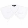 Maje oversize lace-trim collar