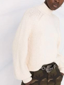 Maje Purl knit mock neck jumper knitted sweaters of women 12 Maje purl-knit mock-neck jumper