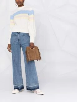 Maje M suede tote bag