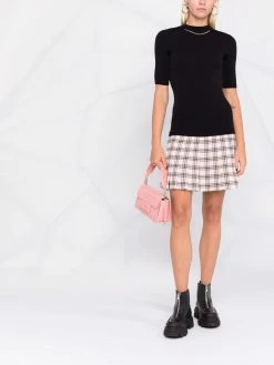 Maje Romana short-sleeved knitted top