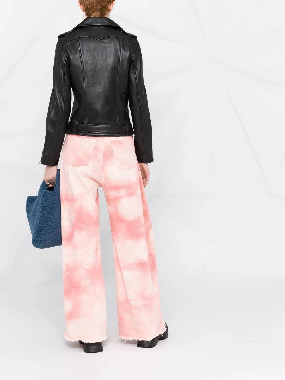 Maje Zip up leather biker jacket biker jackets of women 8 Maje zip-up leather biker jacket