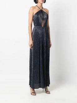 Maje halterneck key hole dress