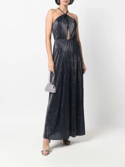 Maje halterneck key hole dress