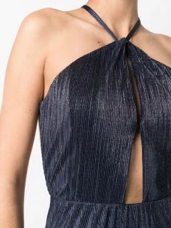 Maje halterneck key hole dress