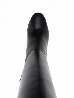Maje Fany knee-length leather boots