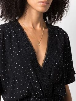 Maje four leaf clover necklace