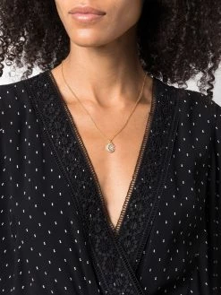 Maje moon and sun necklace