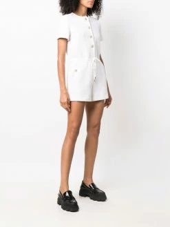 Maje Knitted drawstring waist jumpsuit full length of women 9 Maje knitted drawstring-waist jumpsuit