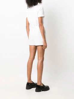 Maje Knitted drawstring waist jumpsuit full length of women 10 Maje knitted drawstring-waist jumpsuit