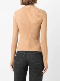Maje V-neck ribbed-knit cardigan