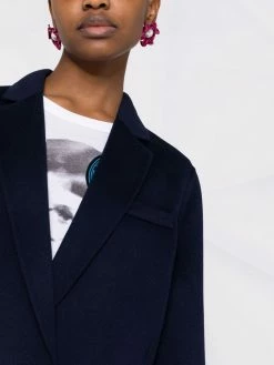 Maje Notched lapels single breasted coat single breasted coats of women 10 Maje notched lapels single-breasted coat