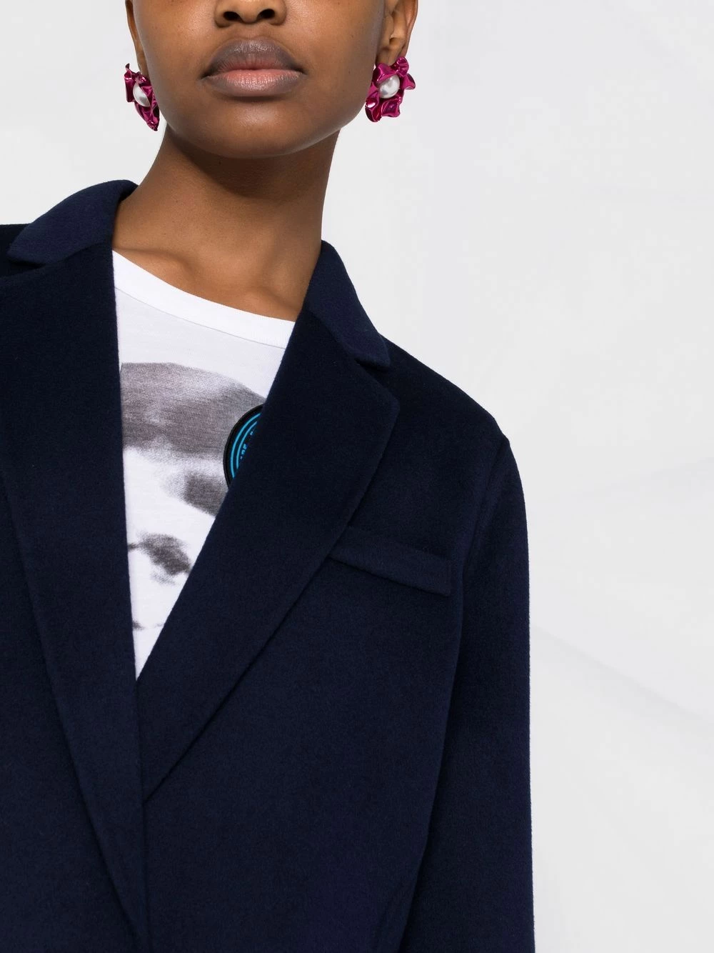 Maje Notched lapels single breasted coat single breasted coats of women 5 Maje notched lapels single-breasted coat