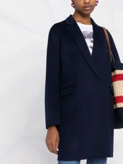 Maje Notched lapels single breasted coat single breasted coats of women 12 Maje notched lapels single-breasted coat