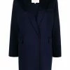 Maje notched lapels single-breasted coat
