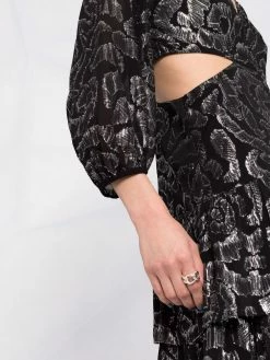 Maje Floral print cut out dress cocktail & party dresses of women 10 Maje floral-print cut-out dress