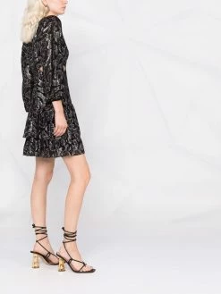 Maje Floral print cut out dress cocktail & party dresses of women 11 Maje floral-print cut-out dress