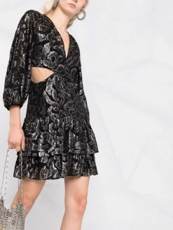 Maje Floral print cut out dress cocktail & party dresses of women 12 Maje floral-print cut-out dress