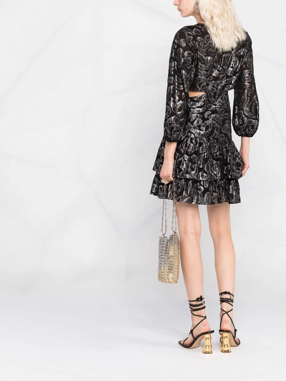 Maje Floral print cut out dress cocktail & party dresses of women 8 Maje floral-print cut-out dress