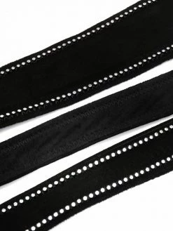Maje two-tone tie-fastening belt